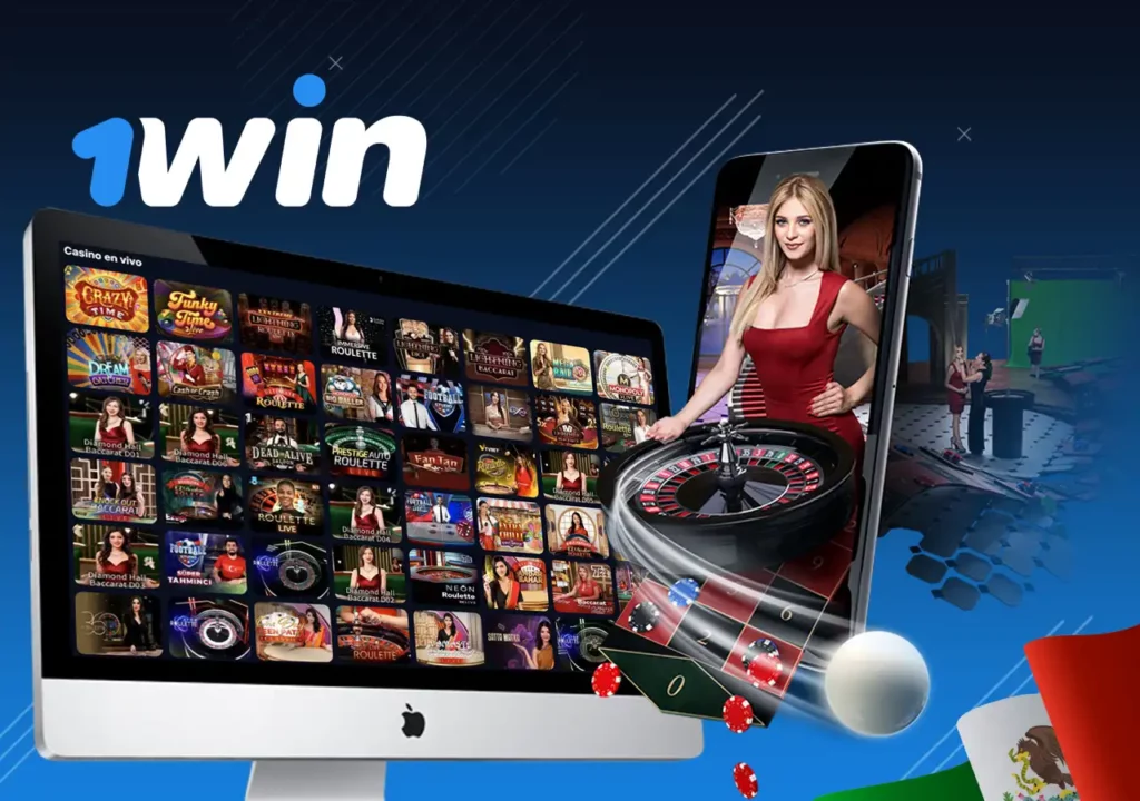 Amplia selección de juegos de casino en vivo en 1win