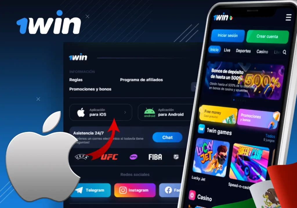 Descargar la aplicación 1Win para iOS